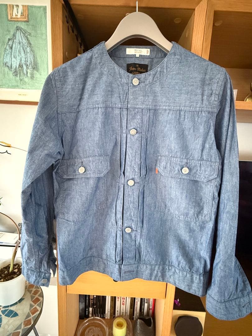 FULLCOUNT ライトブルー デニム風ジャケット