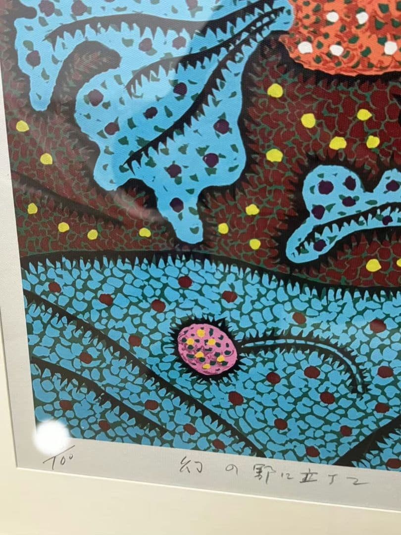 草間彌生YAYOI KUSAMA 版画 幻の野に立ちて ED100