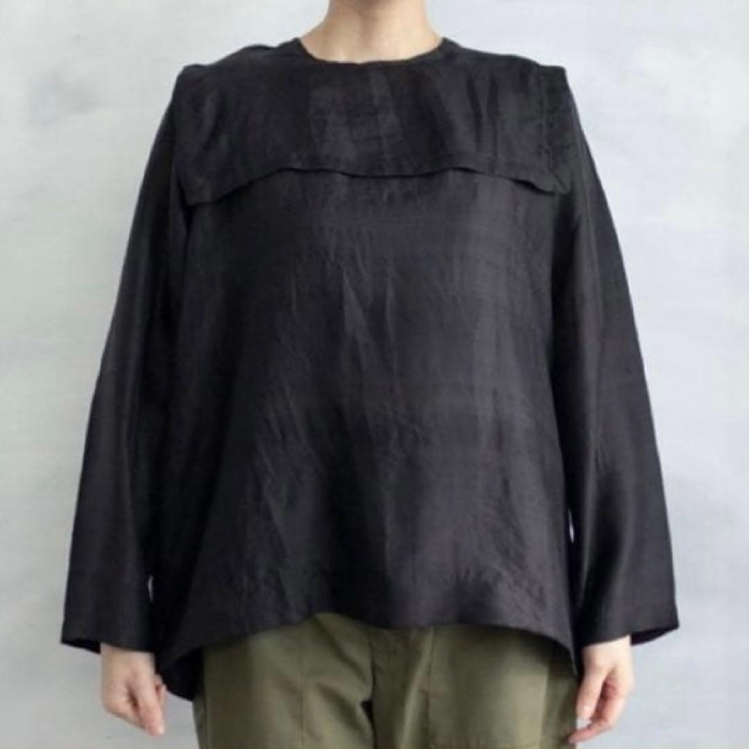 BUNON ブノン　セーラーブラウス　黒