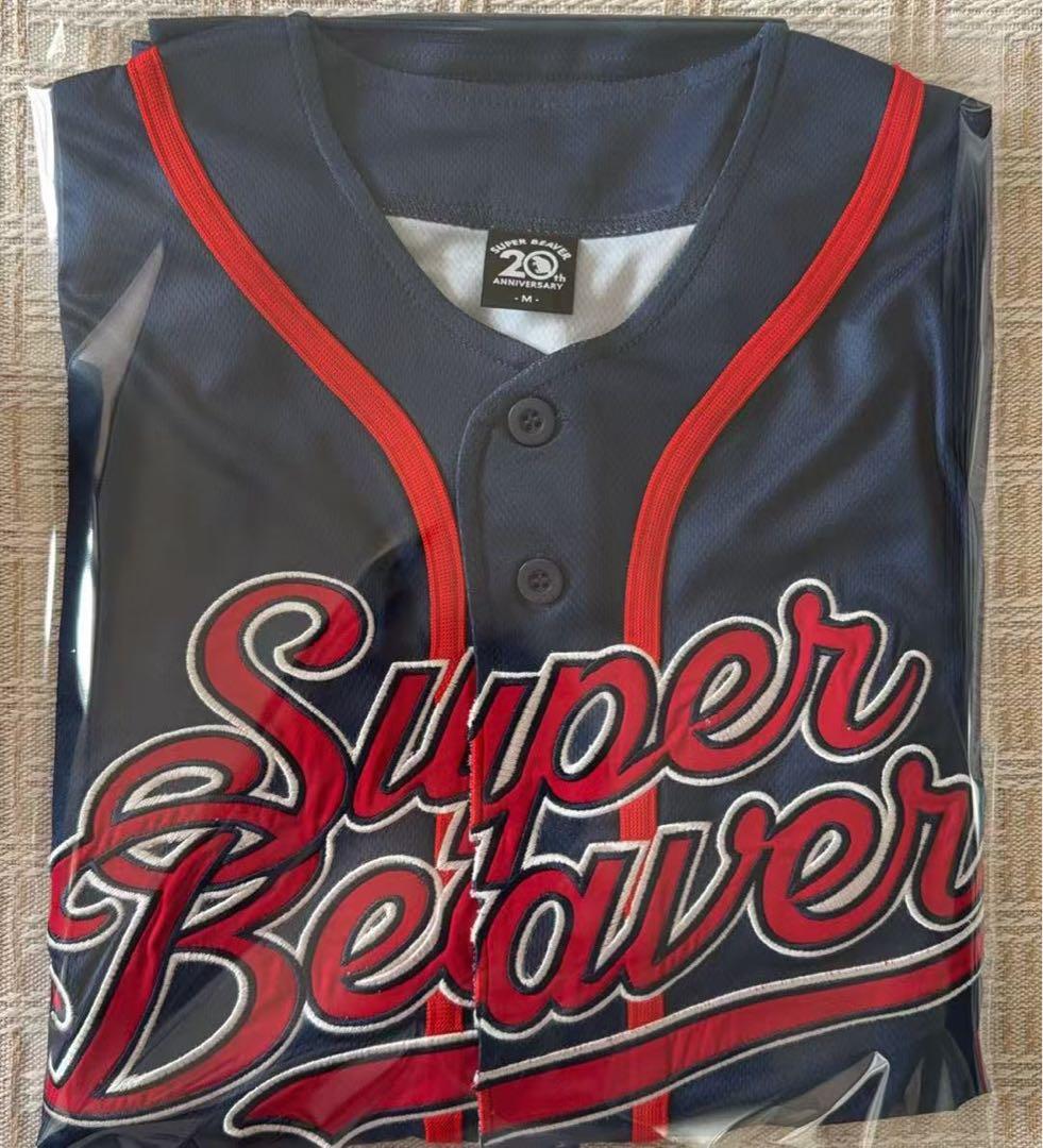 super beaver 20th ベースボールシャツ ネイビーM