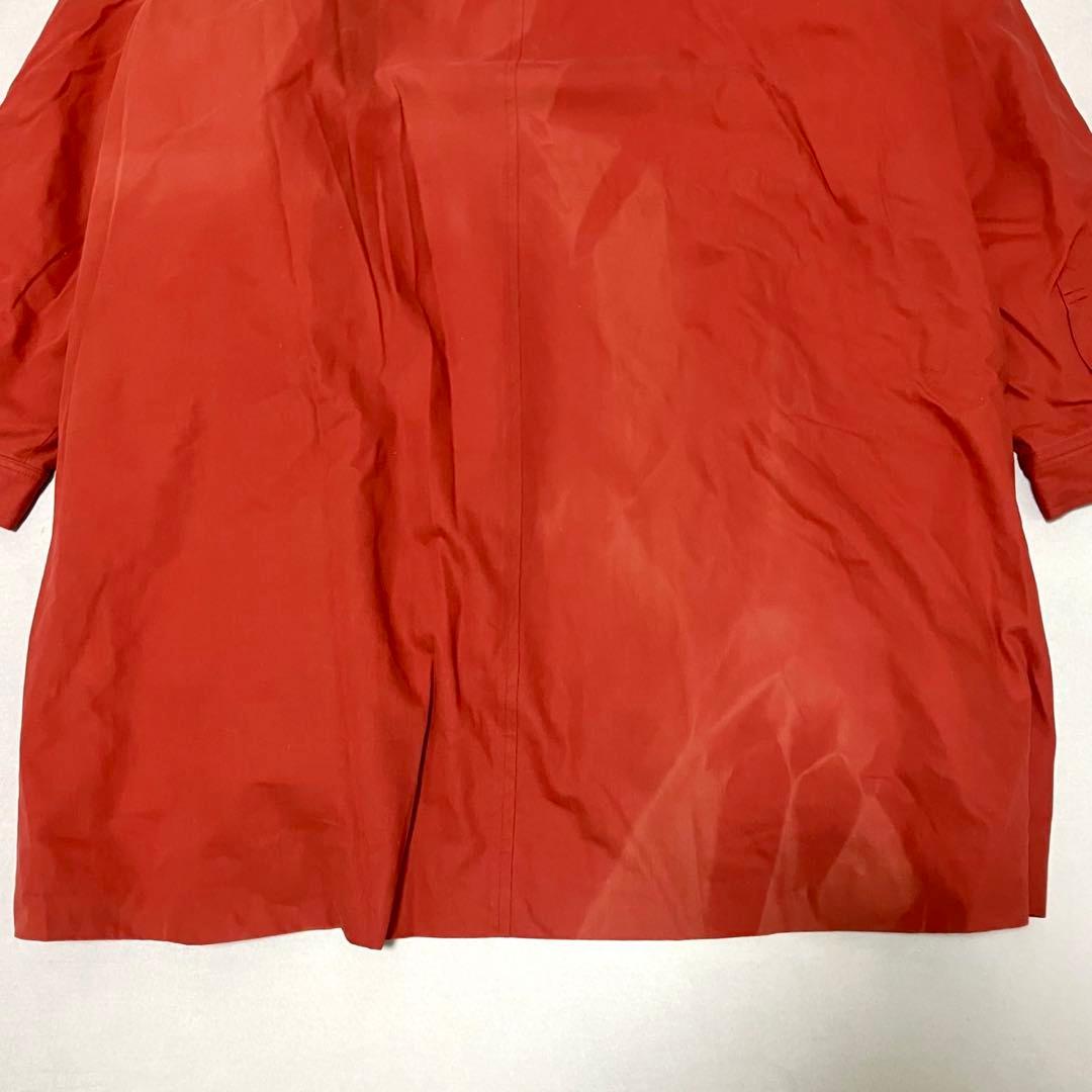 XL ライナー　バーバリーズ　ステンカラーコート　フード　ノバチェック　赤