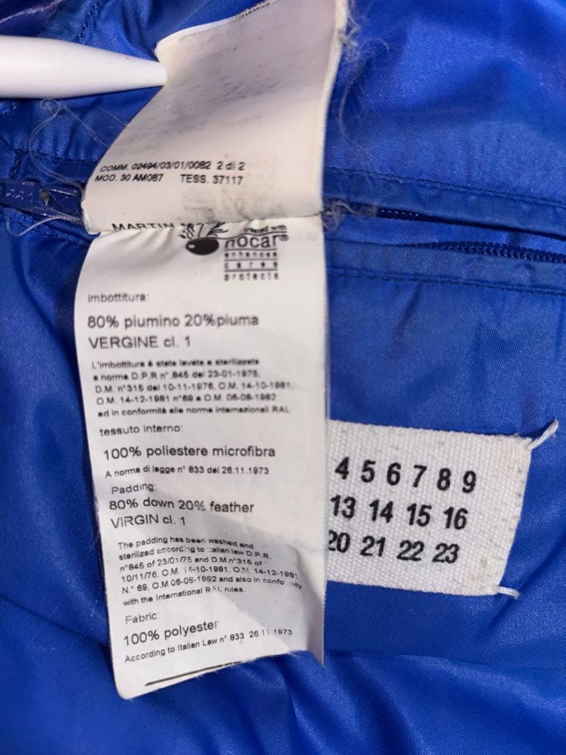 Martin Margielaマルタンマルジェラ　ダウンベスト44 08AW