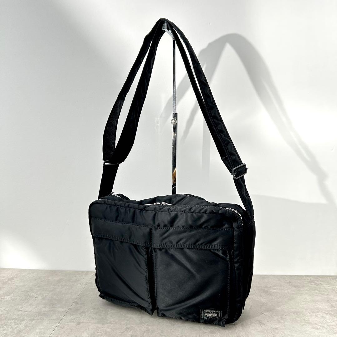 【美品✨️】吉田カバン PORTER TANKER ショルダーバッグ (L) 黒
