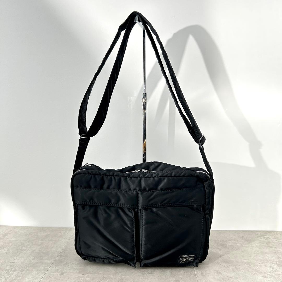 【美品✨️】吉田カバン PORTER TANKER ショルダーバッグ (L) 黒