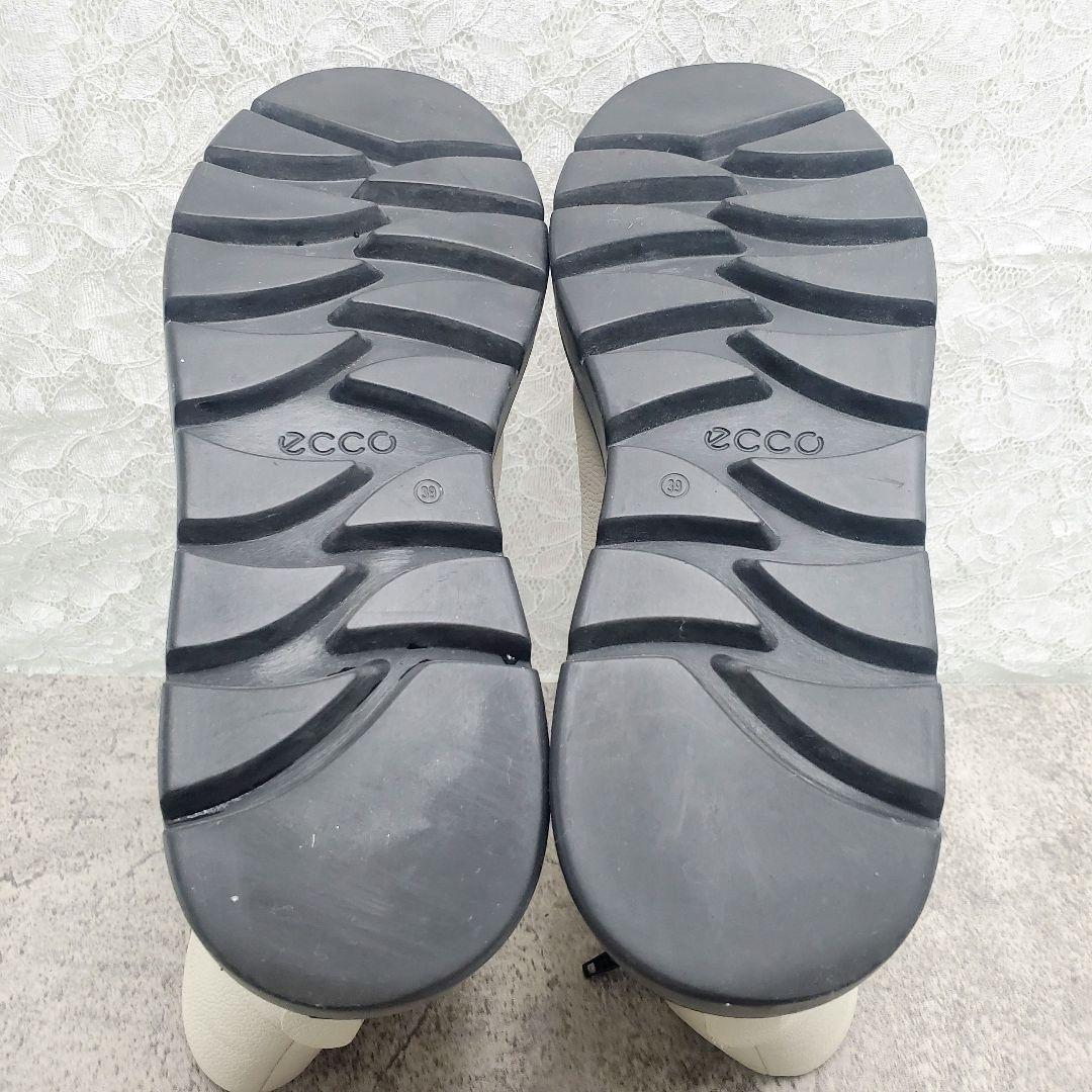 美品✨ECCO NOUVELLE ヌーベル レースアップブーツ 本革 撥水 39