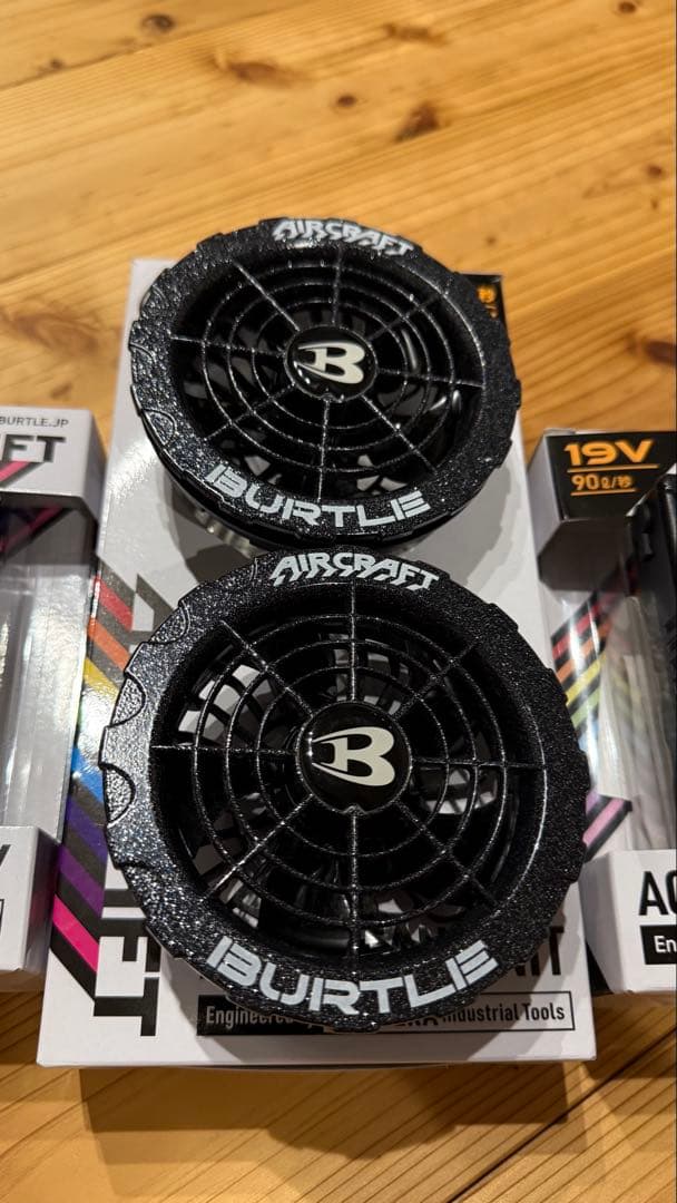 バートルBurtle AC371ファンユニットとAC360バッテリー2個セット