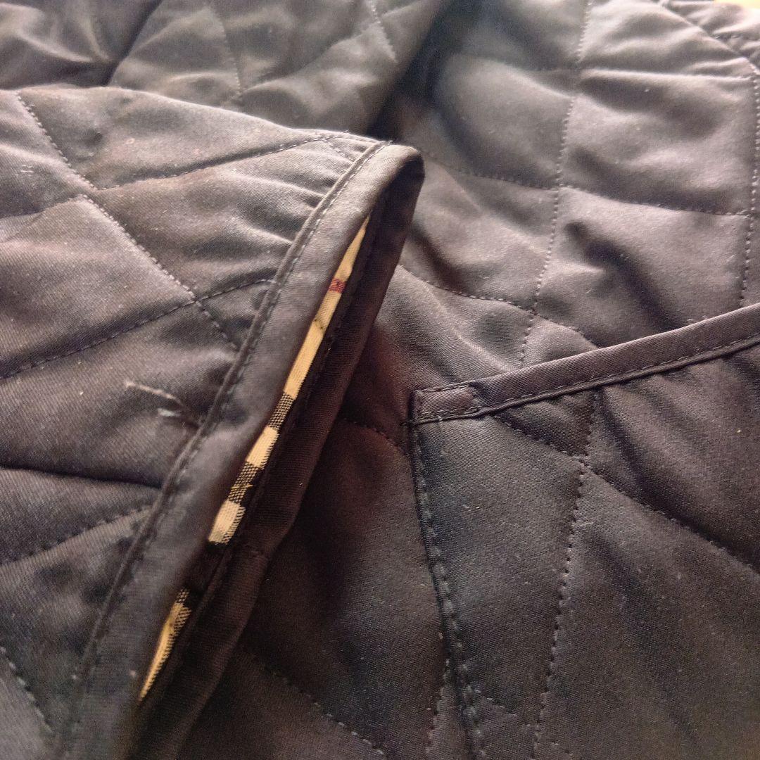 バーバリーキルティング黒ジャケット美品