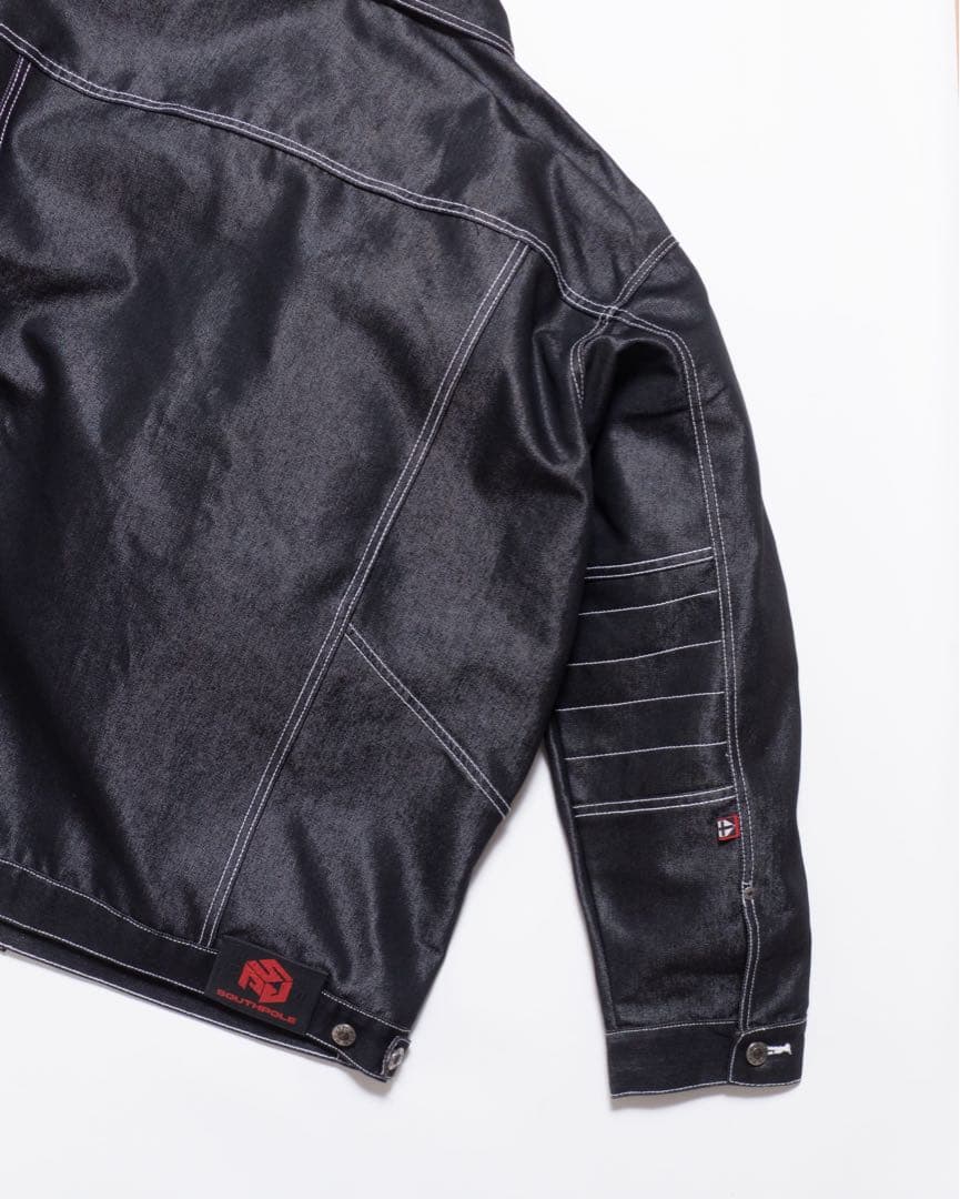 Y2K SOUTH POLE メタリックデニムジャケット