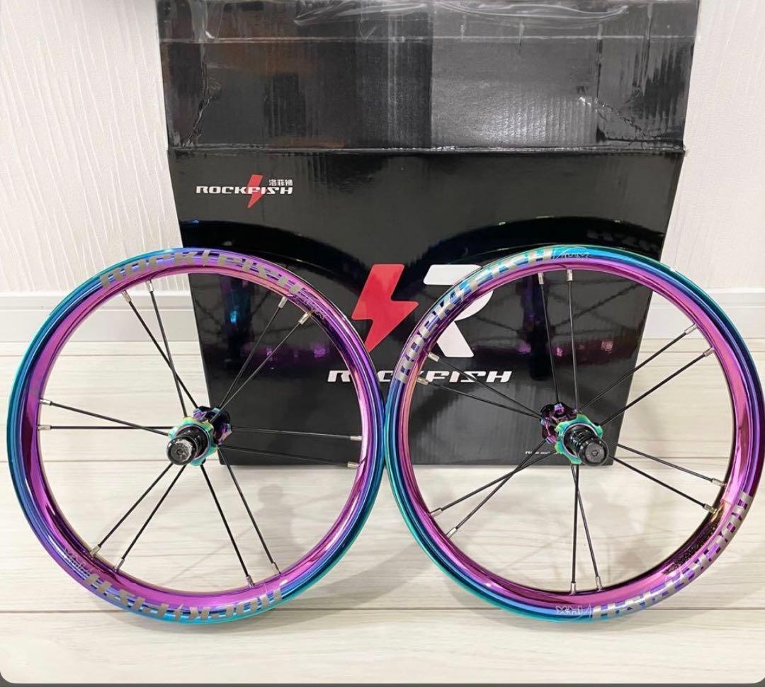 ROCK FISH ランバイク ストライダー 14x アルミホイール レインボー