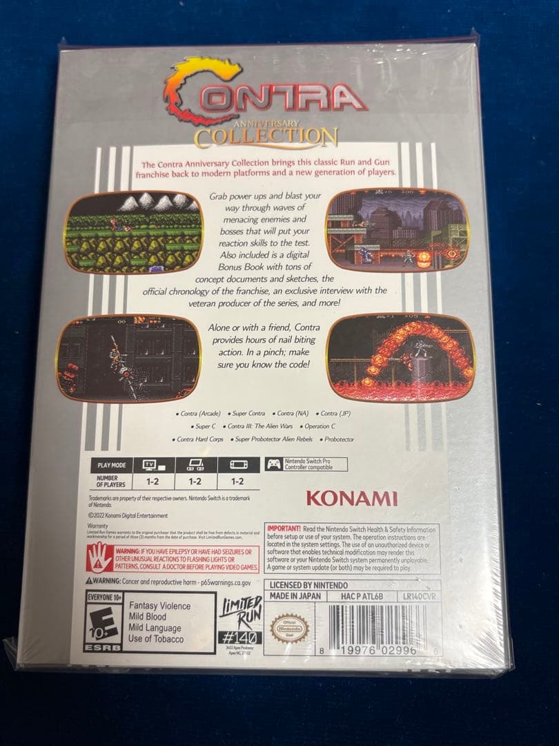 アニバーサリーコレクション　4本セット　arcade 月風魔伝　魂斗羅　悪魔城