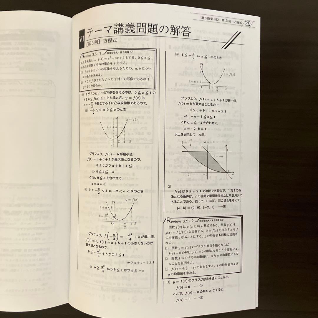 鉄緑会　高3数学理系　授業プリント　通年セット　2022年度
