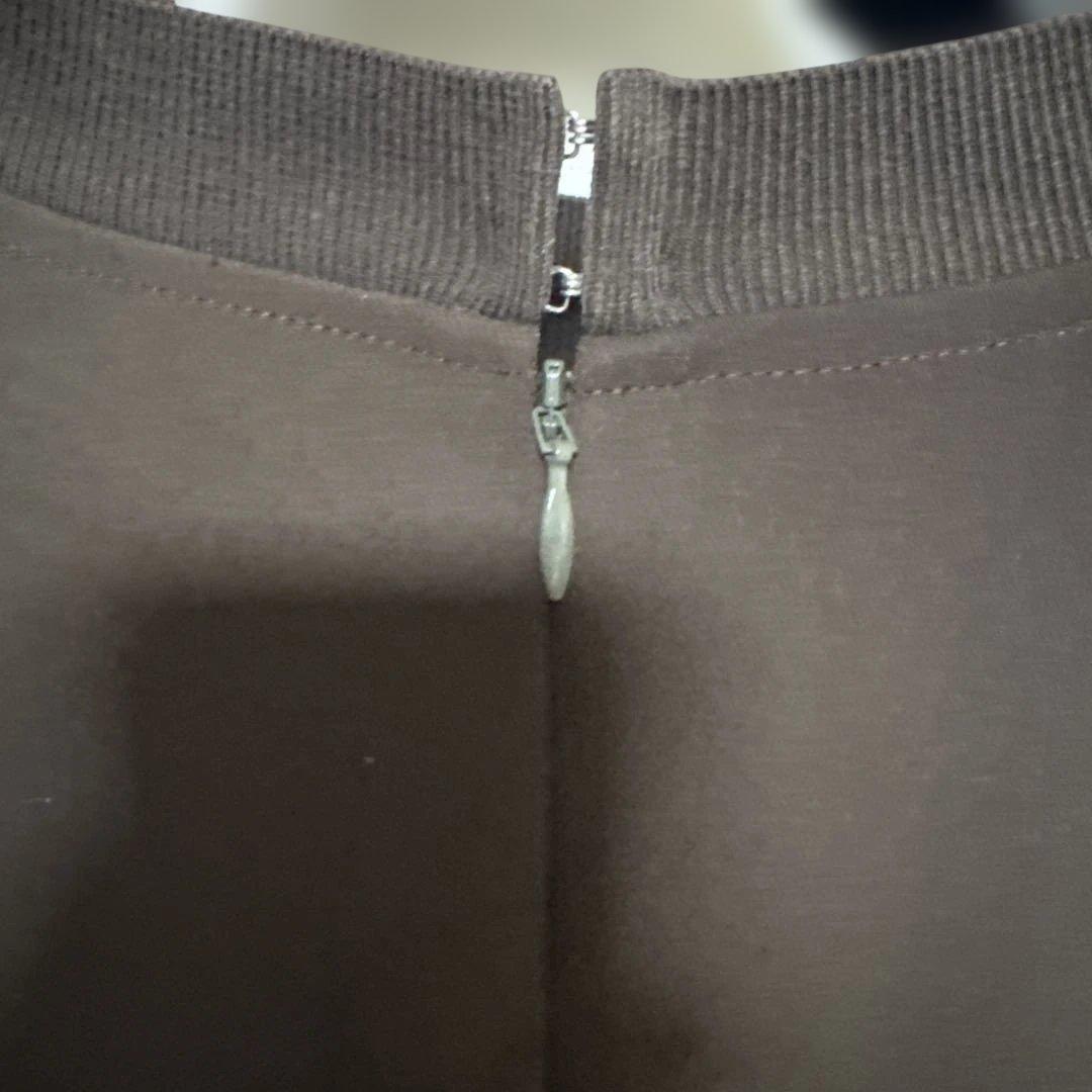 ENFOLD エンフォルド ミリオーネ リブBOXプ ルオーバー　カーキ　38