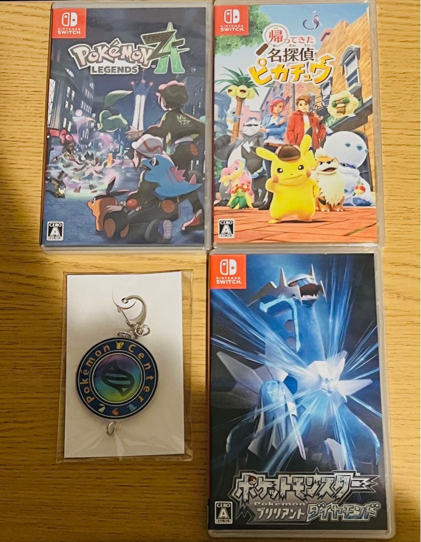 【4点セット】 Pokemon LEGENDS Z-A キーホルダー など