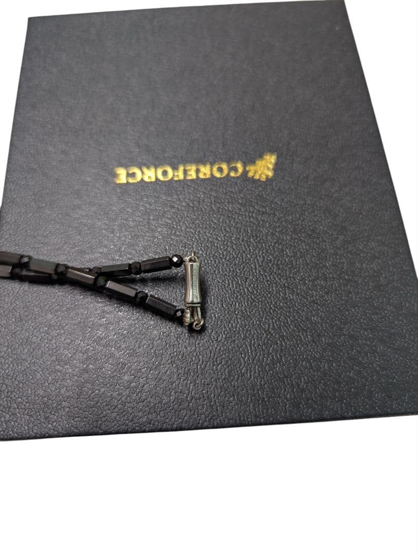 【美品】コアフォース ネックプロ ブラックスピネル 50 ゴルフ ネックレス