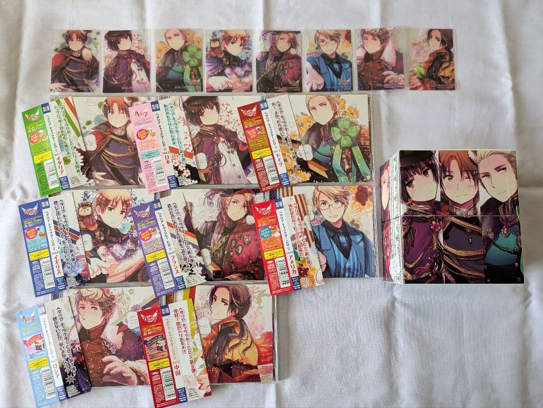 クリアカード付き ヘタリア キャラクターCD II 特典BOX付 全8巻セット