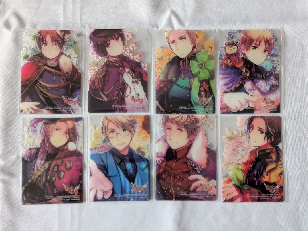 クリアカード付き ヘタリア キャラクターCD II 特典BOX付 全8巻セット