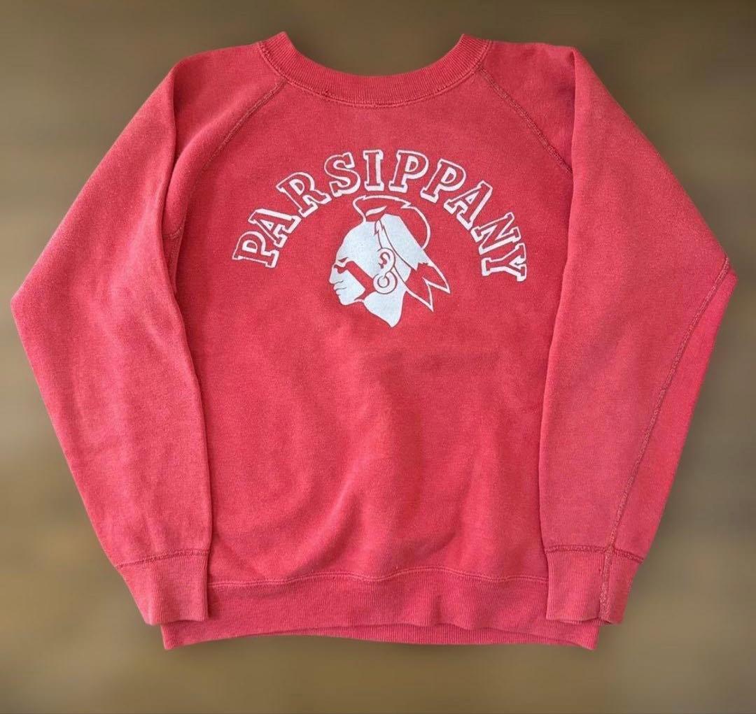 ビンスエ　チャンピオ70s バータグ　スウェットトレーナー　赤色champion