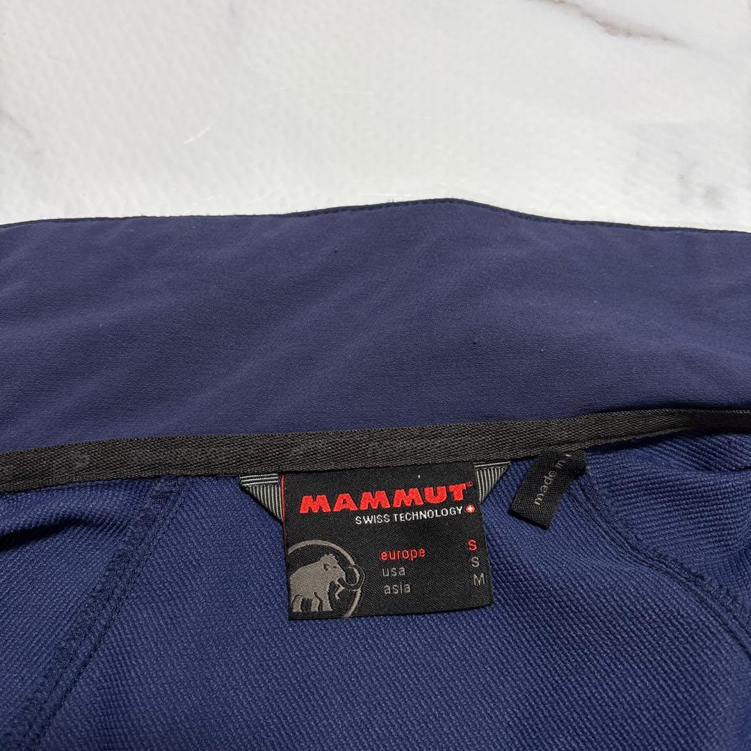 ✨美品✨マムート　ソフテック　ナイロンジャケット　紺M