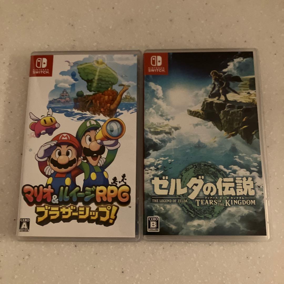 ゼルダの伝説　ティアーズオブザキングダム　 マリオ&ルイージRPGブラザーシップ
