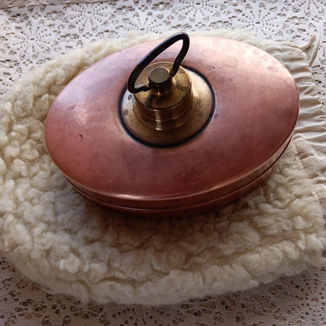 超レア　ドイツWALL社の楕円形銅製湯たんぽ