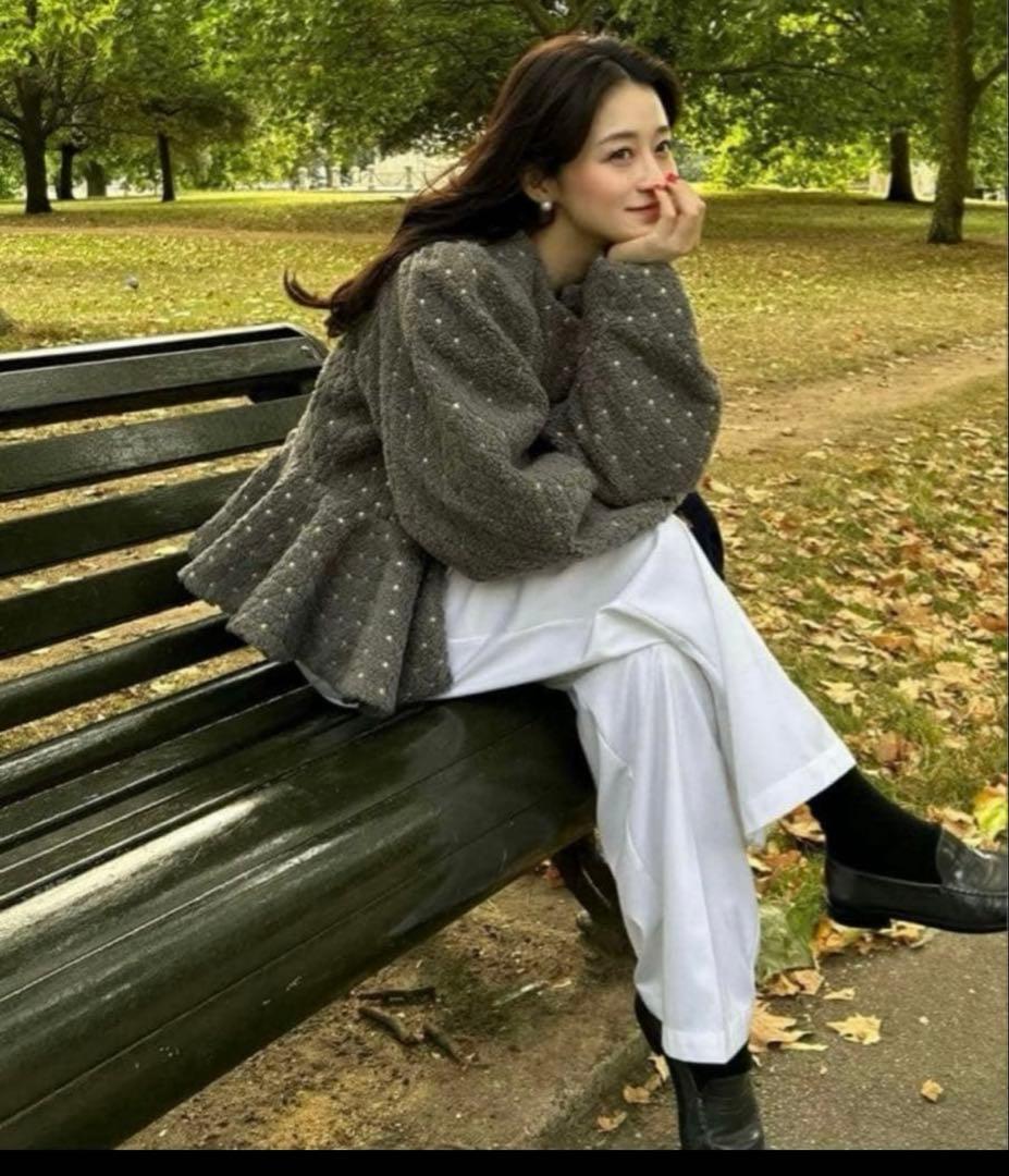 正規品 Bibiy. ODETTE BOA CARDIGAN アウター