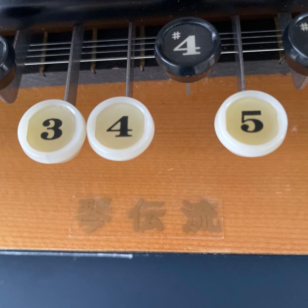 大正琴 月光 電子琴 エレキ ハードケース 付 琴伝流 ソプラノ エレキ大正琴