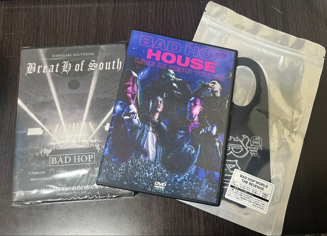 BAD HOP DVD2点+マスク