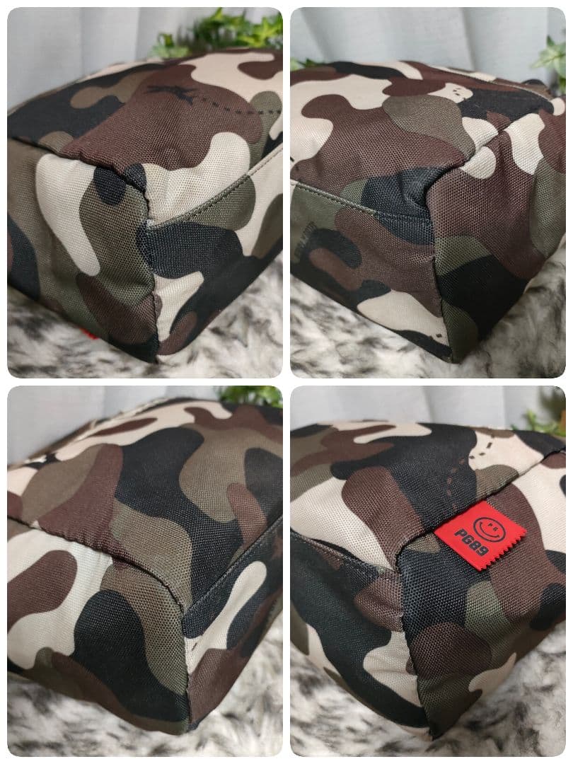 美品 パーリーゲイツ ハンドバッグ カモフラ PEARLY GATES バッグ