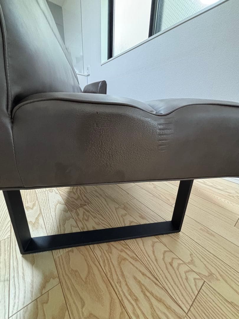 ※取りに来て頂ける方　ダイニングソファ 合成皮革