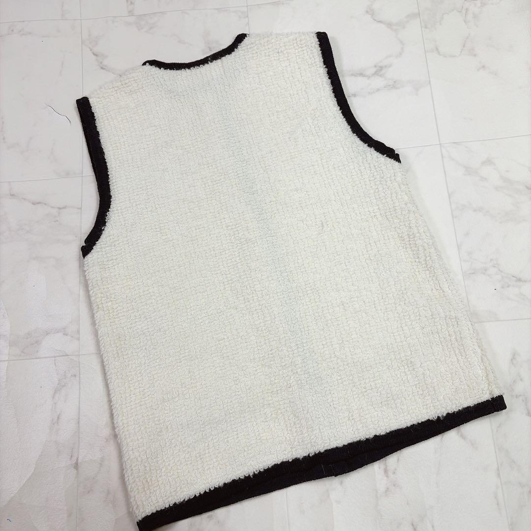 ADAWAS アダワス LOOP KNITTED VEST 別注品 金ボタン