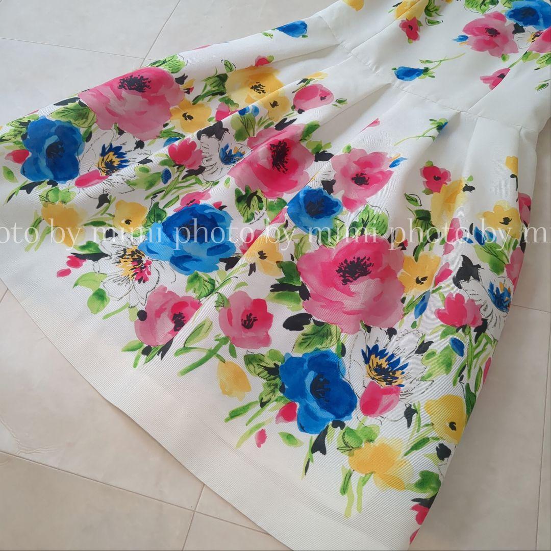 M'S GRACY*フラワープリントグログランワンピース