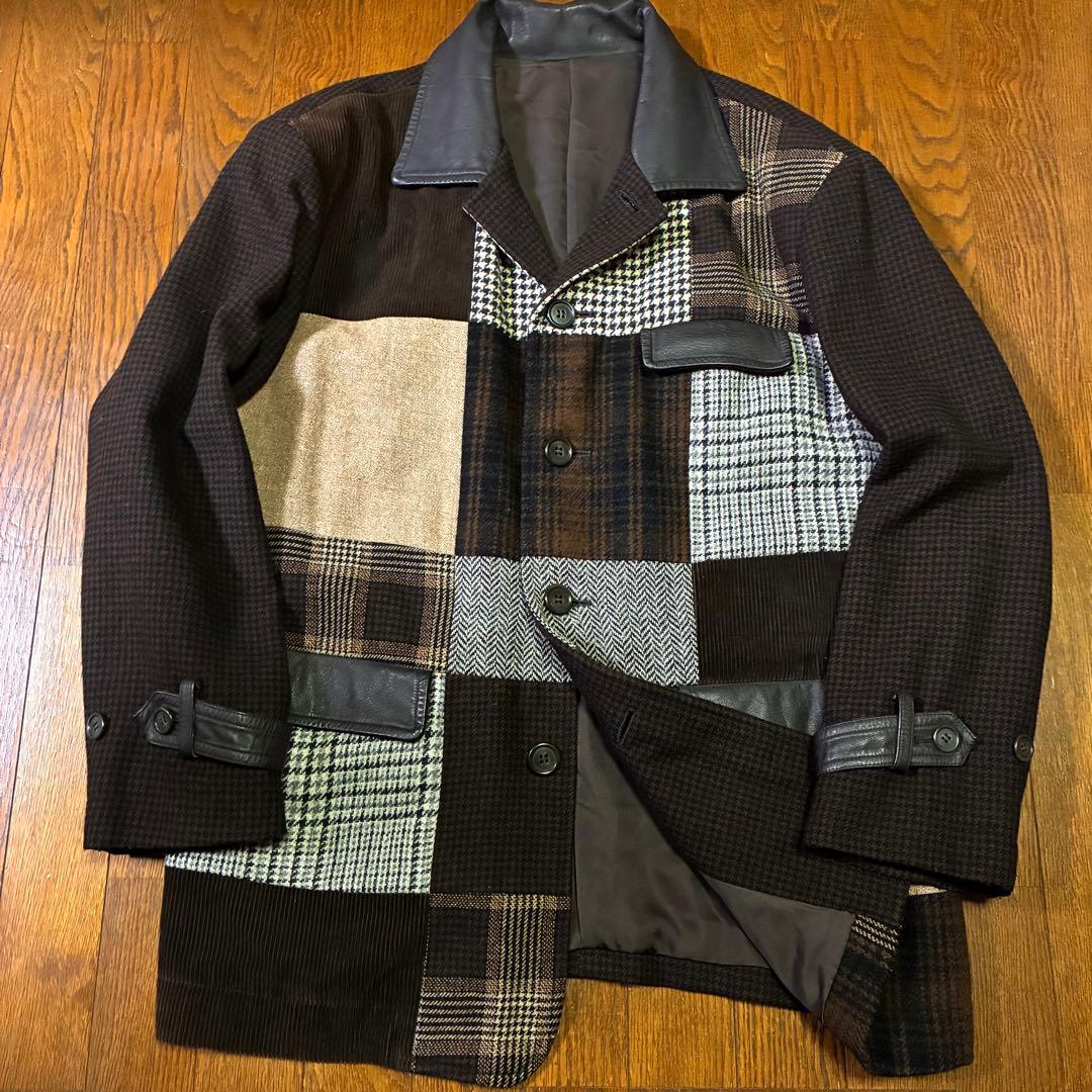 ISSEY MIYAKE DUETRIO パッチワーク ジャケット M