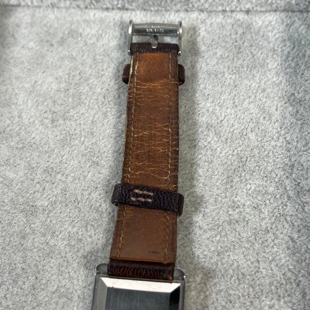 HERMES カレーシュ　ビンテージ　クォーツ時計