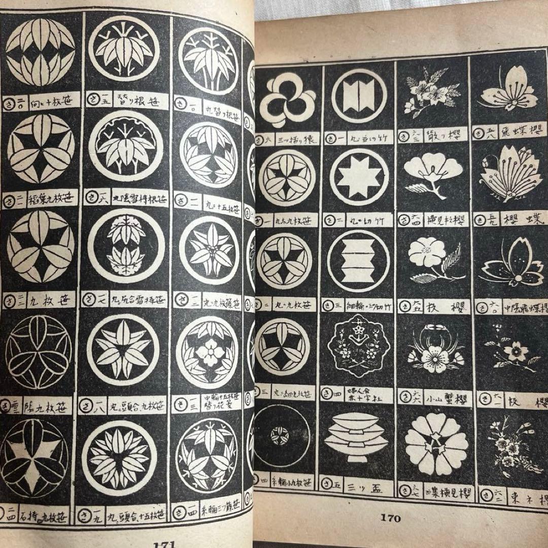 “初版本”標準 紋章集成 図案美術研究社 文雅堂書店 昭和25年