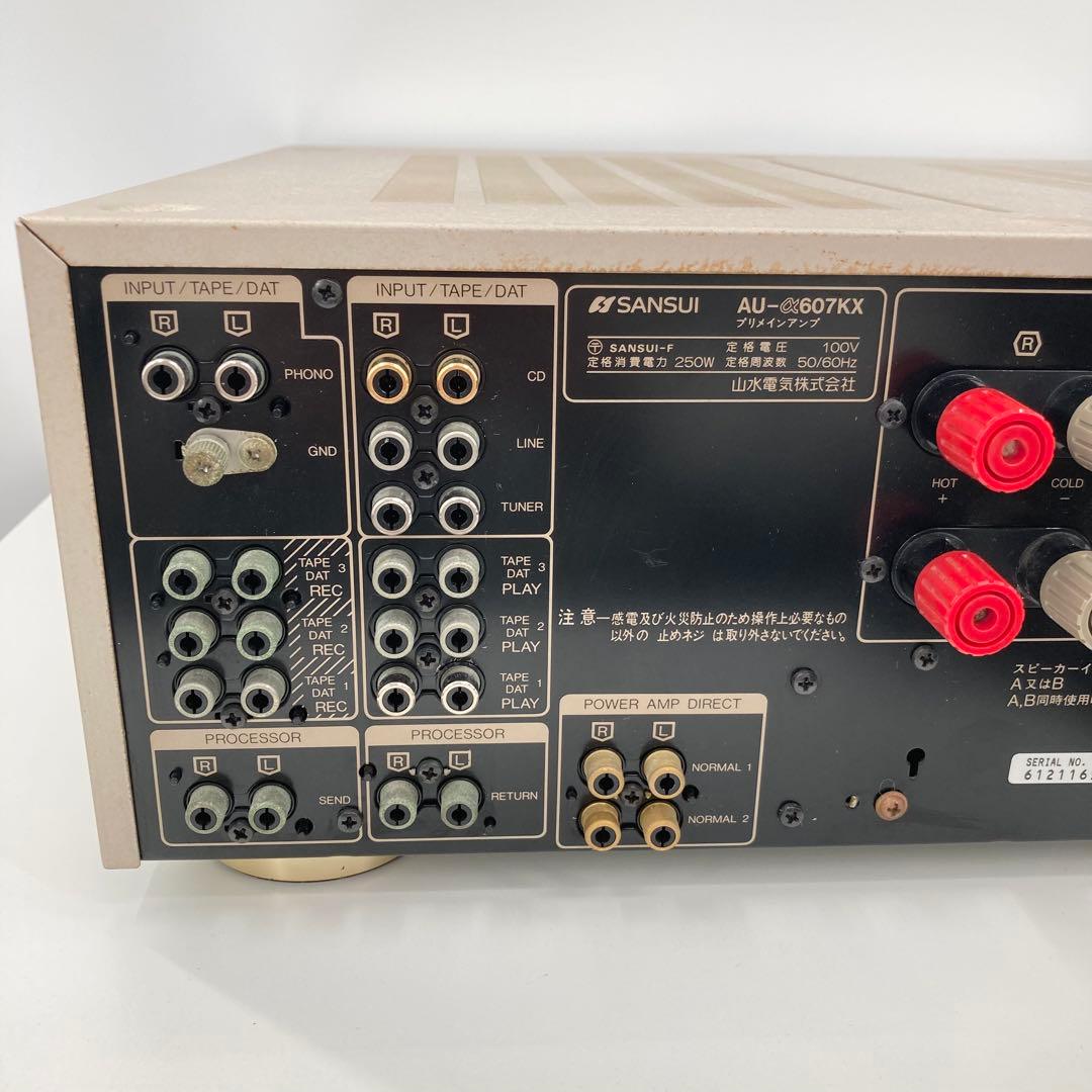 SANSUI サンスイ プリメインアンプ AU-α607KX 音出しOK 現状品