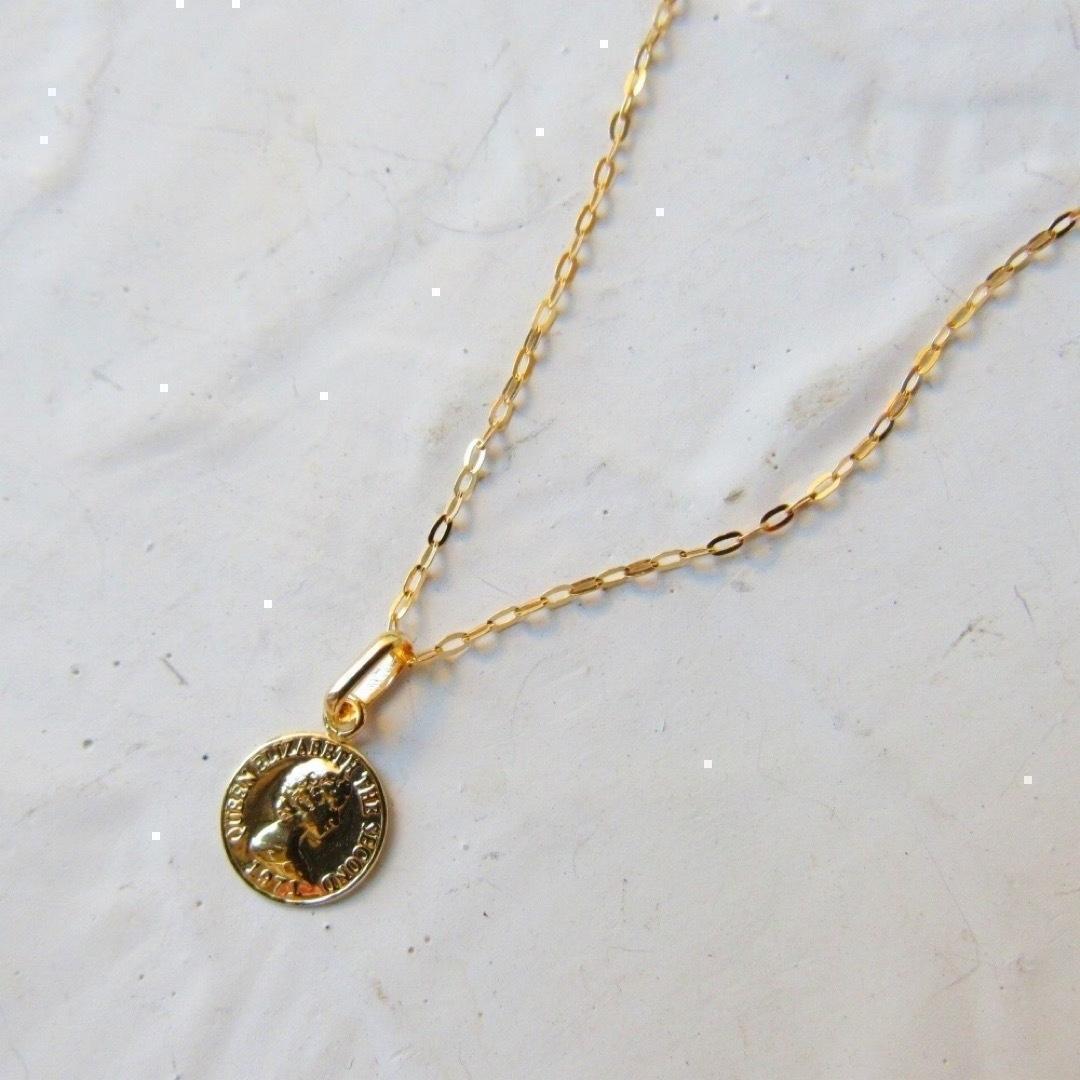 K18  ネックレス 18K トップ 刻印 トップ　S