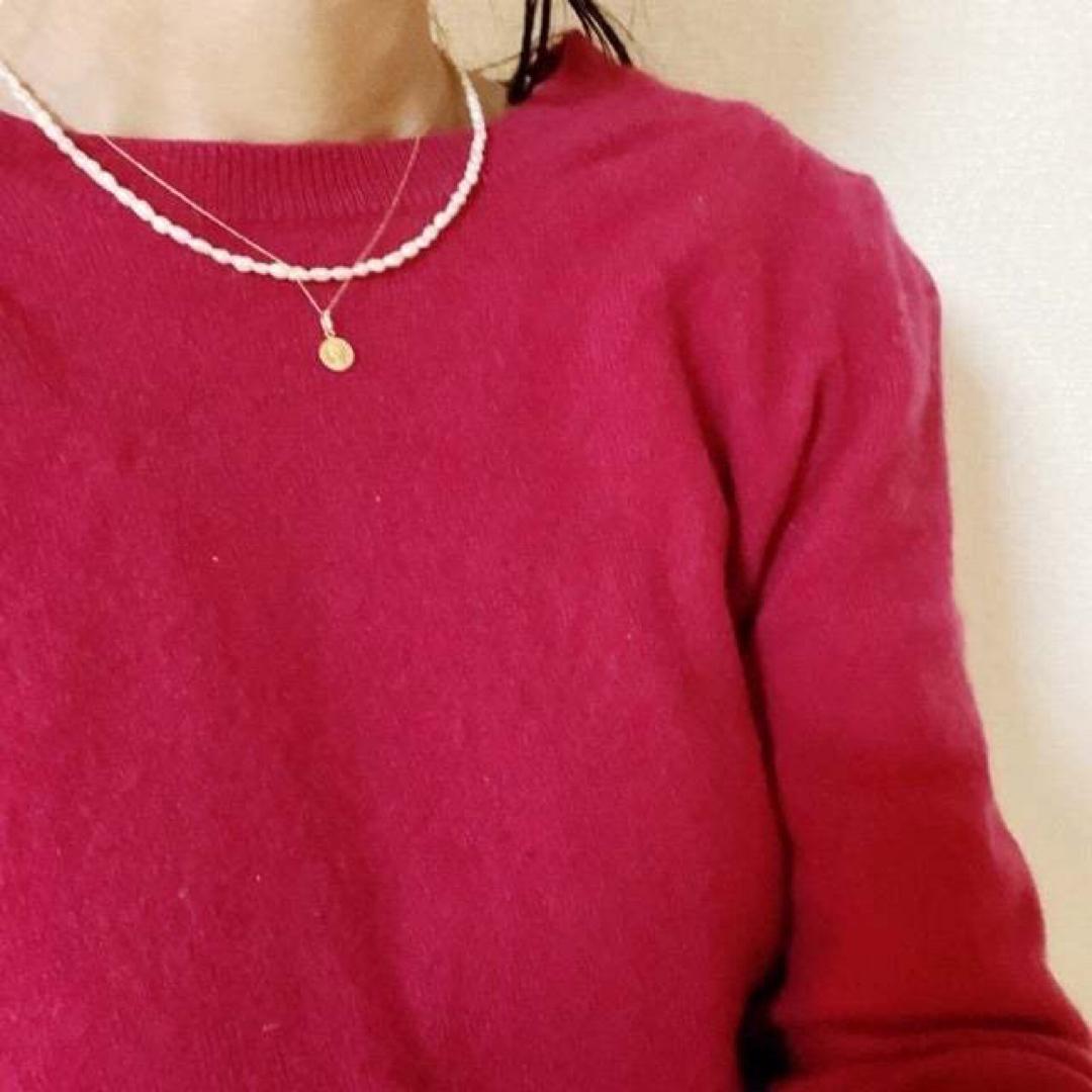 K18  ネックレス 18K トップ 刻印 トップ　S