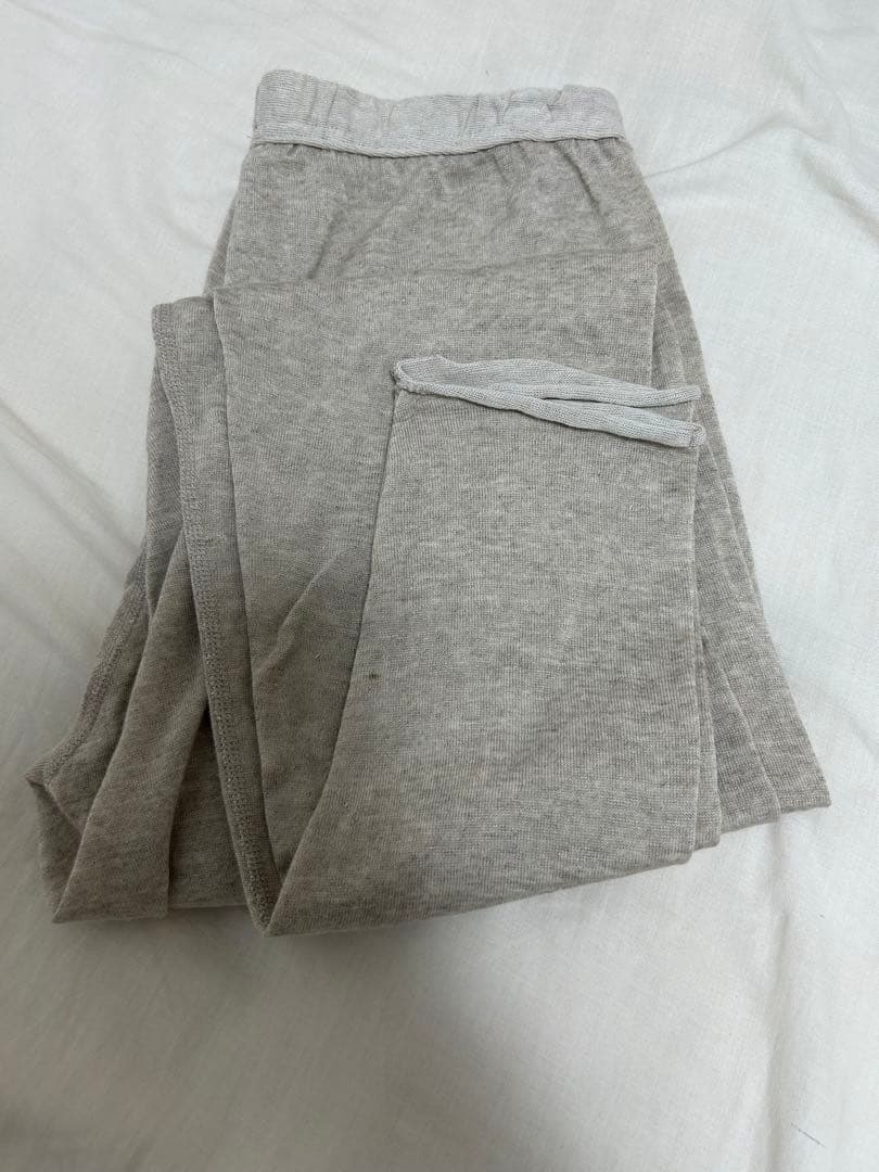 プリスティン　オーガニックコットンリネン　レギンス　未使用品