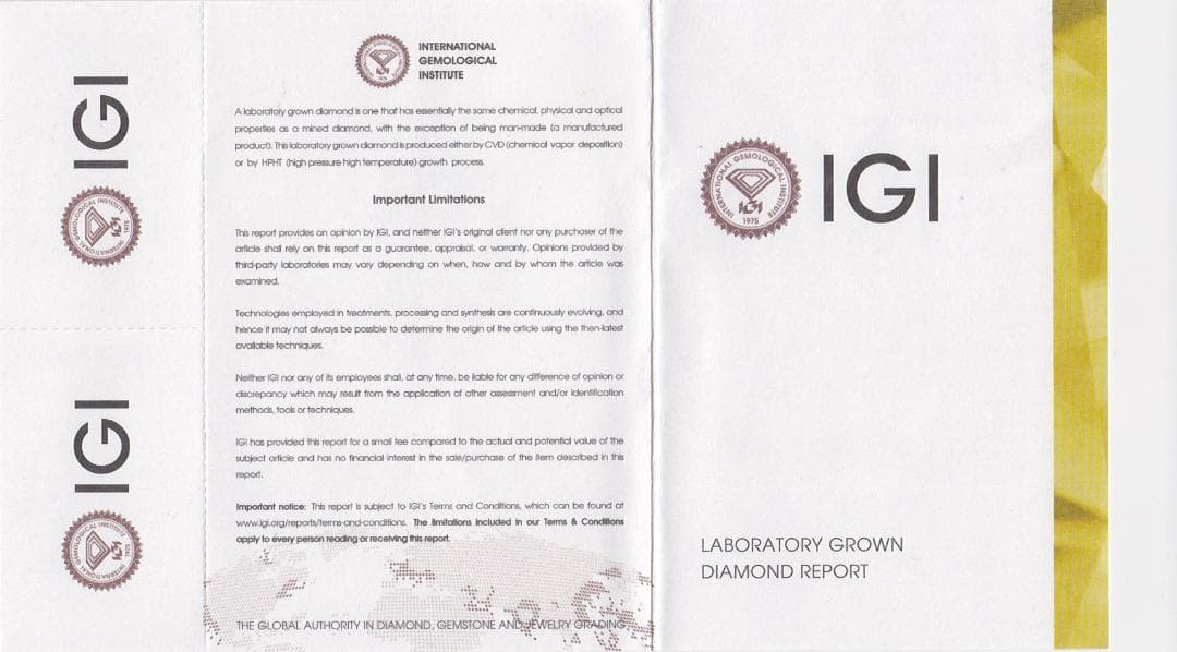 ユ*ノ様 ダイヤモンド0.50ct Ｄカラー VVS2 EX3 IGI鑑別書｜ラ