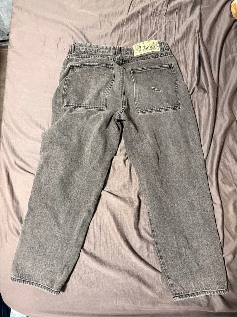 Dime グレー デニムパンツ