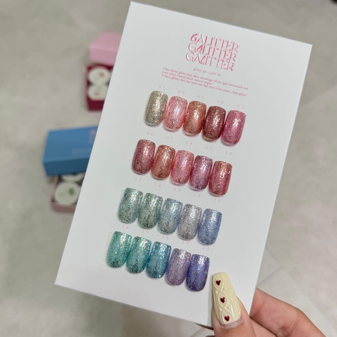 最終値下げ enoi 暖色寒色 ギャリッター カラーチャート まとめ売り