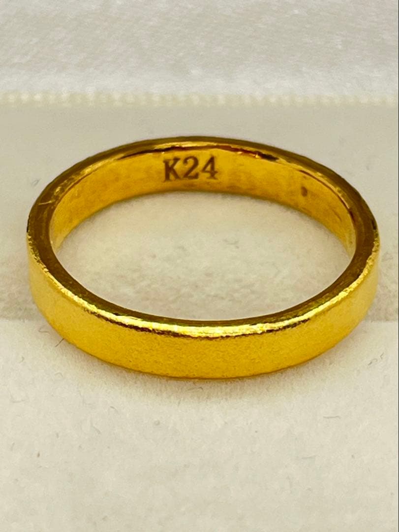 SAMK24 純金オーダーマットリング 4.8g刻印あり ハンドメイド