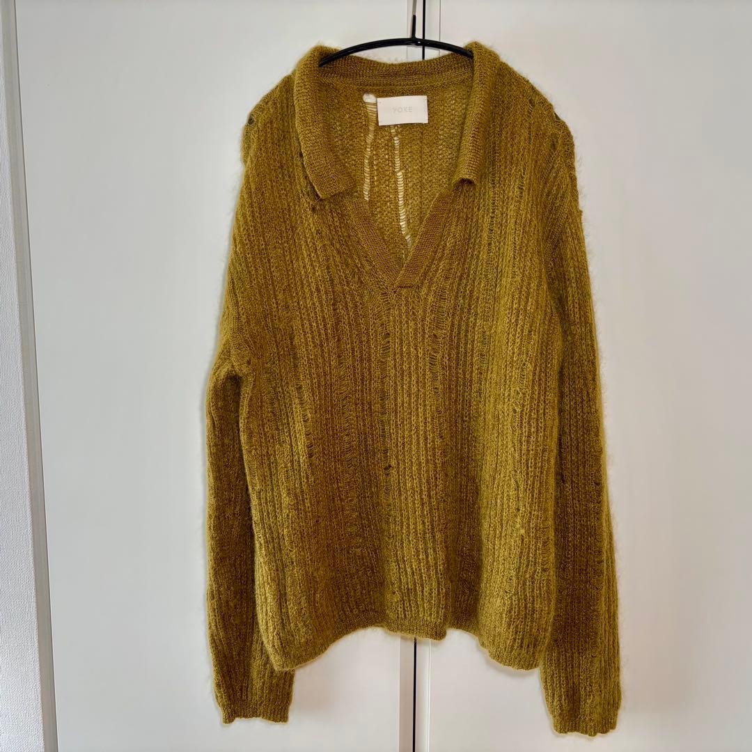 YOKE モヘア プルオーバー ニット