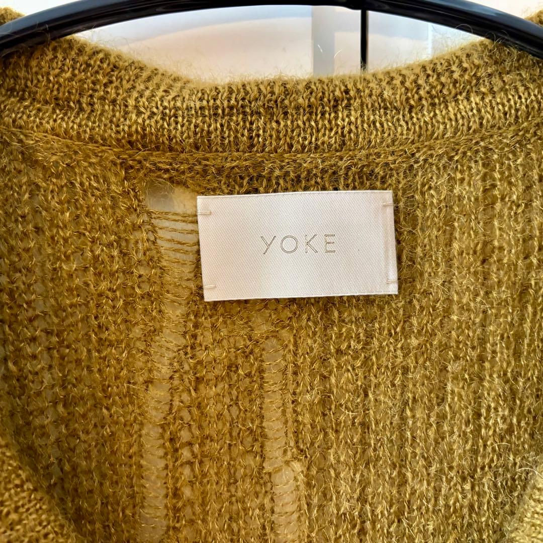 YOKE モヘア プルオーバー ニット