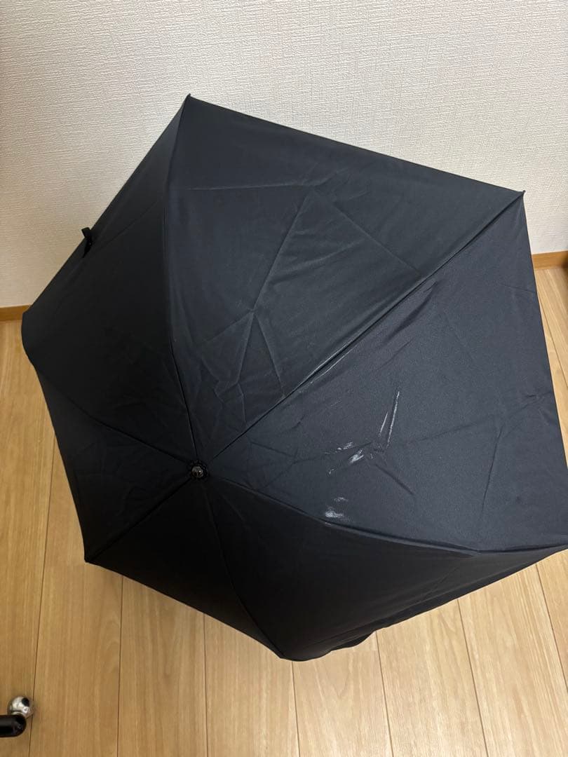 【ほぼ新品】SUN BARRIER 100 三段折り　折りたたみ日傘 ブラック