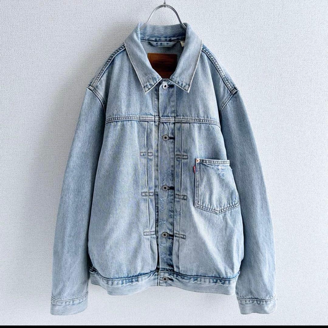 「レア」LEVI'S リーバイス 1st型 ダメージ加工 デニムジャケット