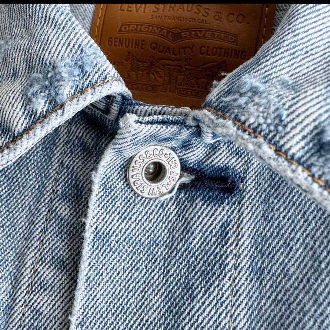 「レア」LEVI'S リーバイス 1st型 ダメージ加工 デニムジャケット
