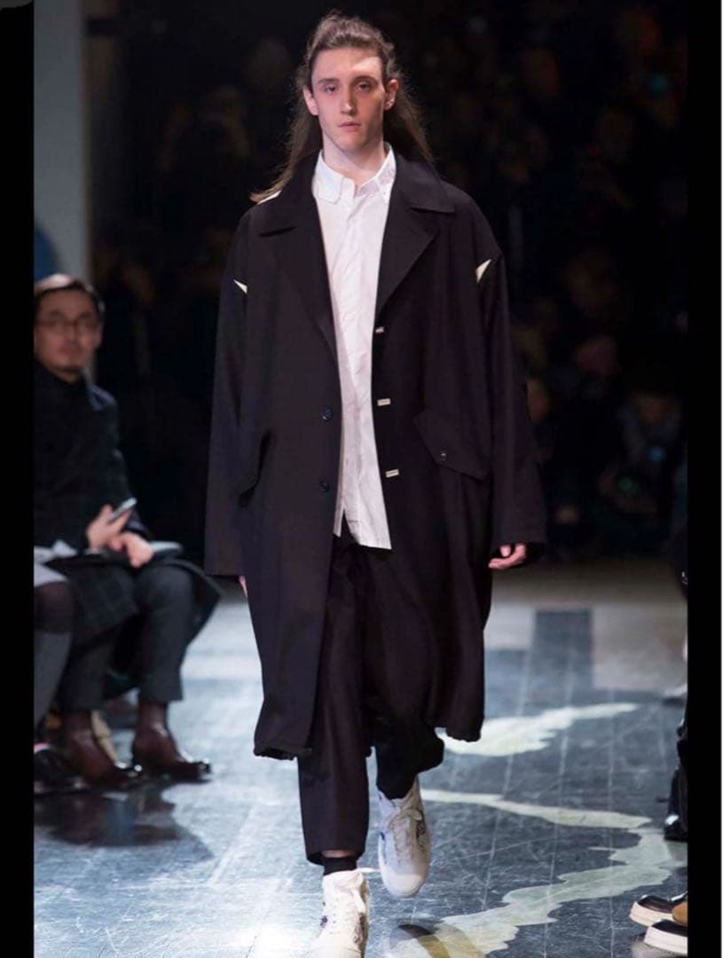 美品　ヨウジヤマモトプールオム　黒　ウール　サルエル　カーゴ　パンツ　スラックス