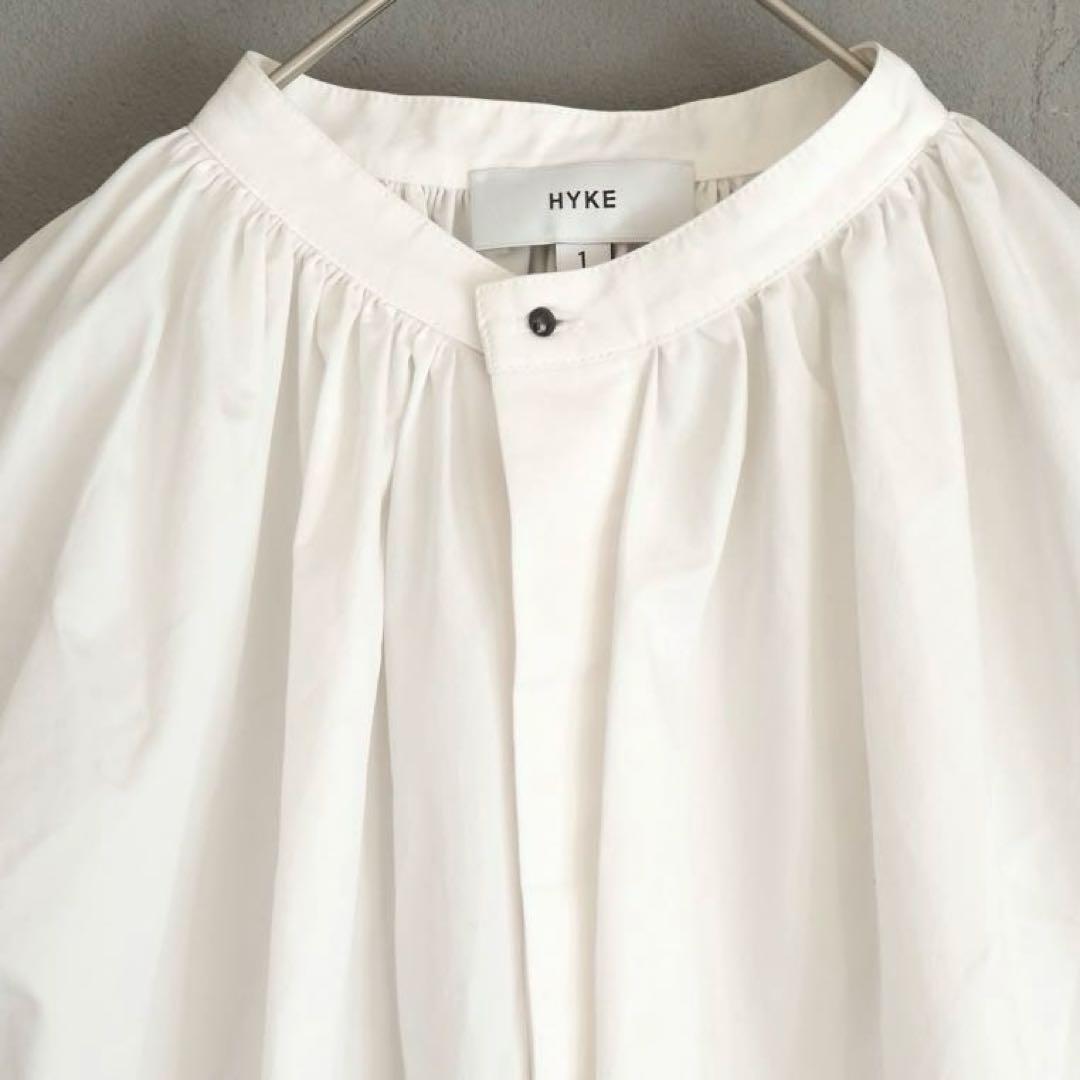 トップス 23ss HYKE T/C GATHERED shirts