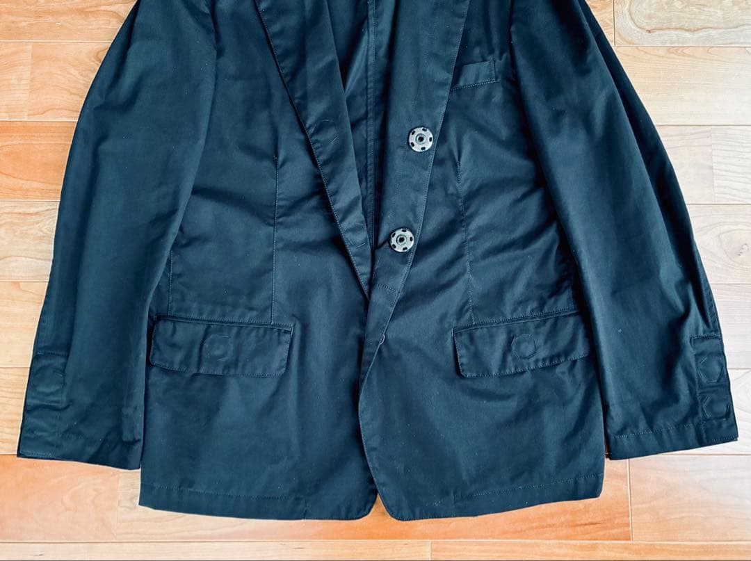 Yohji Yamamoto ヨウジヤマモト　スナップボタン　ジャケット　黒　L